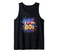 Design classique des années 80 « I Love the 80's Party Vibes » Débardeur