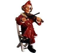 Design Clown-violoniste Figure Statue Sculpture Figures Décoration 5005