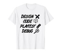 Design Code Playtest Debug Video Game Artist Game Dev T-Shirt