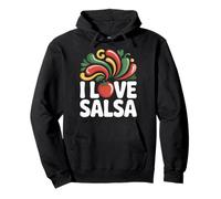 Design coloré et audacieux avec inscription « I Love Salsa » Sweat à Capuche
