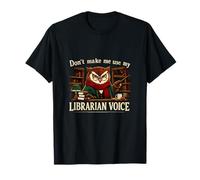 Design Confortable pour Les Amateurs de Livres vocaux de bibliothécaire Chouette T-Shirt