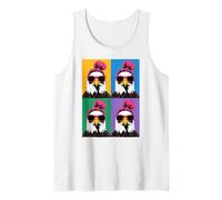 Design Cool Aigle Pop Art, Aigle coloré, drôle Débardeur