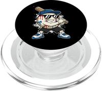 Design Cool de Joueur de Baseball pour Les Enfants et Les Fans de Sport PopSockets PopGrip pour MagSafe