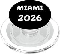 Design Cool de la Ville. Miami 2026. Visiteur OU RÉSIDENT, Love Town PopSockets PopGrip pour MagSafe