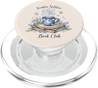 Design Cosy et Magique pour Les Amateurs de Lecture du Solstice d'hiver PopSockets PopGrip pour MagSafe