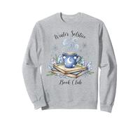 Design Cosy et Magique pour Les Amateurs de Lecture du Solstice d'hiver Sweatshirt