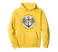Design côtier nautique « No Crying on the Yacht » Sweat à Capuche