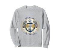 Design côtier nautique « No Crying on the Yacht » Sweatshirt