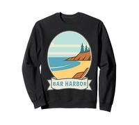 Design côtier rétro de Bar Harbor Maine Sweatshirt