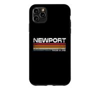 Design côtier Vintage à Rayures rétro de Newport Rhode Island Coque pour iPhone 11 Pro Max