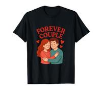 Design Couple d'amour éternel embrassant T-Shirt