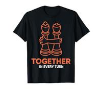 Design Couple d'échecs Ensemble à Chaque Tour T-Shirt
