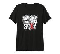 Design Courtier en Assurances - Style et Confiance T-Shirt Haut de Gamme