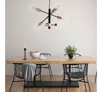 Design Couvercle Éclairage la Vie Chambre Suspendu Lampe Gold-Farben Mobile