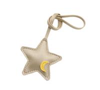 Design créatif 3D étoile en cuir PU pendentif sac élégant pour accessoires de mode styles et projets charme créatif, doré, One Size