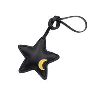 Design créatif 3D étoile en cuir PU pendentif sac élégant pour accessoires de mode styles et projets accessoire de voyage, Noir