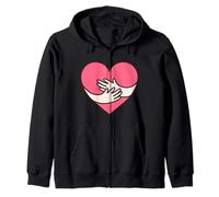 Design cœur câlin Amour et gentillesse Sweat à Capuche