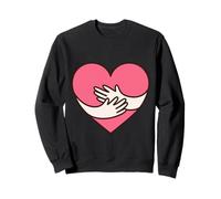 Design cœur câlin Amour et gentillesse Sweatshirt