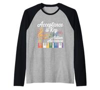 Design d'acceptation de la Sensibilisation à la Musique d'autisme Manche Raglan