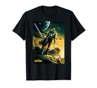 Design d'affiche de la saison 3 de Star Wars The Mandalorian T-Shirt