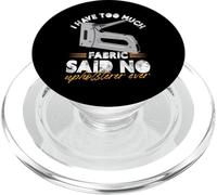 Design d'ameublement amusant pour les amateurs de tissu PopSockets PopGrip pour MagSafe
