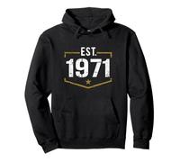 Design d'anniversaire de Style Vintage de 1971 Sweat à Capuche