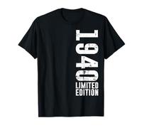 Design d'anniversaire édition limitée et vintage 1940 T-Shirt