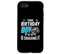 Design d'anniversaire Monster Truck pour garçons et enfants Coque pour iPhone SE (2020) / 7 / 8