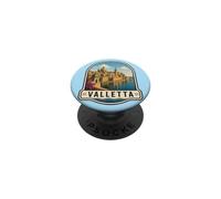 Design d'architecture Coloniale de la Valette Malte PopSockets PopGrip Adhésif