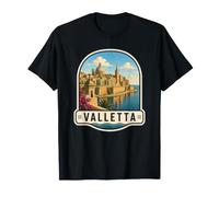 Design d'architecture Coloniale de la Valette Malte T-Shirt