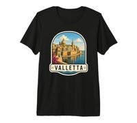 Design d'architecture Coloniale de la Valette Malte T-Shirt Haut de Gamme