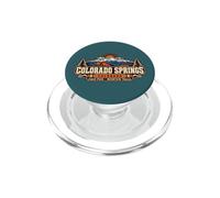 Design d'aventure à Pikes Peak à Colorado Springs PopSockets PopGrip pour MagSafe