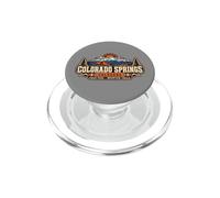 Design d'aventure à Pikes Peak à Colorado Springs PopSockets PopGrip pour MagSafe