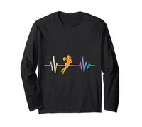 Design de basket-ball en forme de cœur pour femmes | Basketball pour filles Manche Longue