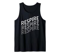 Design de Bien-être français Respire Breathe Mindful Débardeur