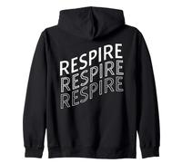 Design de Bien-être français Respire Breathe Mindful Sweat à Capuche