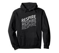 Design de Bien-être français Respire Breathe Mindful Sweat à Capuche