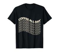 Design de café créatif et élégant pour les vrais fans. T-Shirt