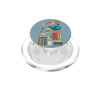 Design de café et de Livres Romantasy Reader Essentials Dragon PopSockets PopGrip pour MagSafe