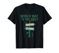 Design de Canne à pêche « Which Way to The Lake » T-Shirt