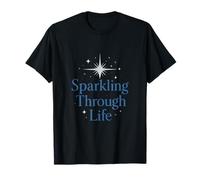 Design de célébration Starburst Sparkling Through Life T-Shirt