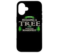 Design de Charpentier : « If You See me Hugging a Tree » Coque pour iPhone 16