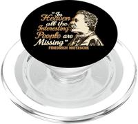 Design de Citation Nietzsche pour Un étudiant en philosophie PopSockets PopGrip pour MagSafe