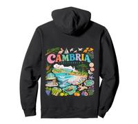 Design de Collage Naturel de Monuments côtiers de la Californie Sweat à Capuche