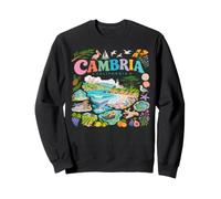 Design de Collage Naturel de Monuments côtiers de la Californie Sweatshirt
