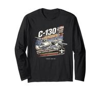 Design de Collection Vintage et rétro Hercules C-130 Manche Longue