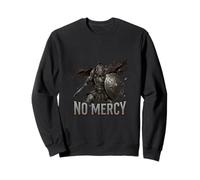 Design de Combat No Mercy Spartan Warrior Shield Sweatshirt