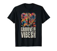 Design de connexion Groove Vibes, bonnes vibrations positives et musique T-Shirt