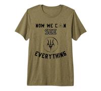 Design de Conspiration pour Les chercheurs de vérité avec œil et Symboles T-Shirt Haut de Gamme