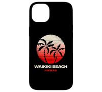 Design de Coucher de Soleil sur la Plage de Waikiki, Honolulu, Hawaï Coque pour iPhone 14 Plus